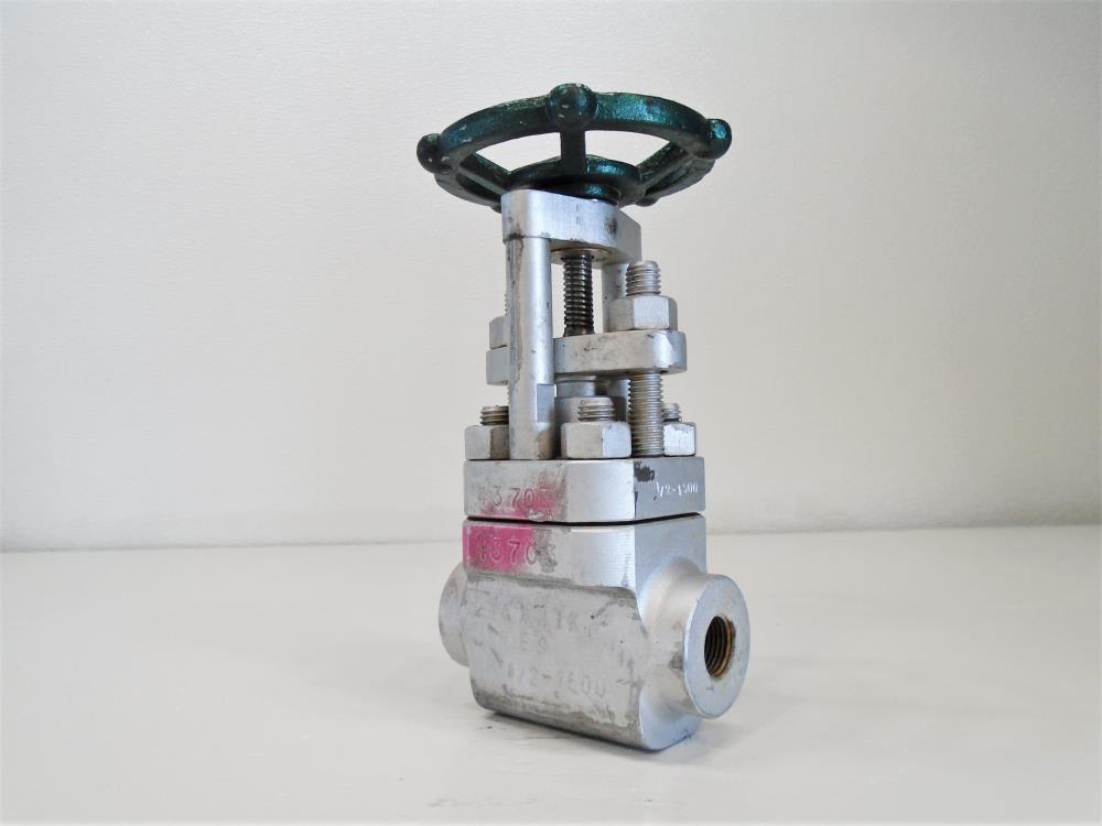 Xanik 1/2" NPT 1500# F9 Gate Valve, Figure# 1/2"-GB15S-B2F9-5RH